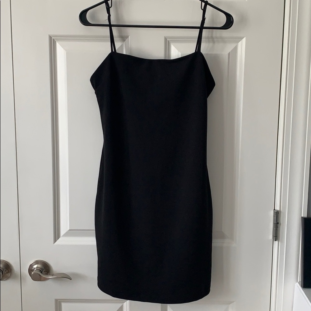 Forever 21 Black Tight Cami Dress Sz L